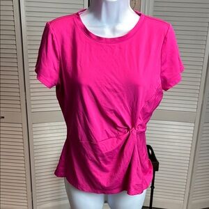 Pink Knot Front Women's Top from INC